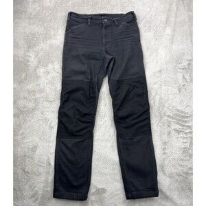 Topo Designs Pants Mens 28x29 Black Cordura Double Knee Utility Climbing Outdoor
